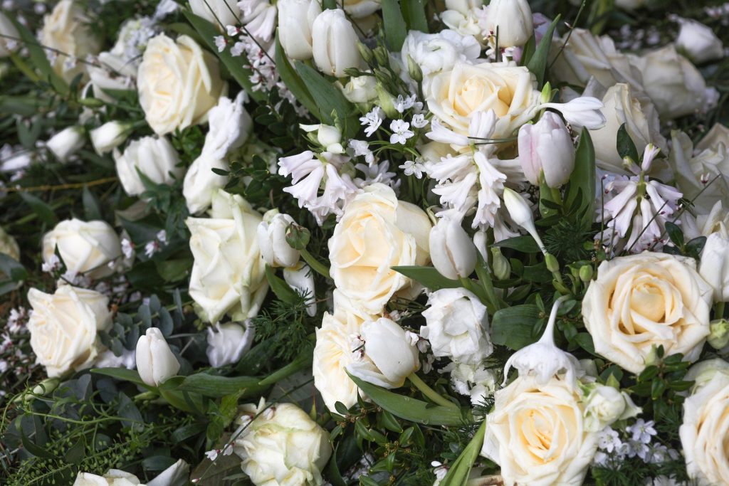 Fleurs de deuil avec les PF Blanchard